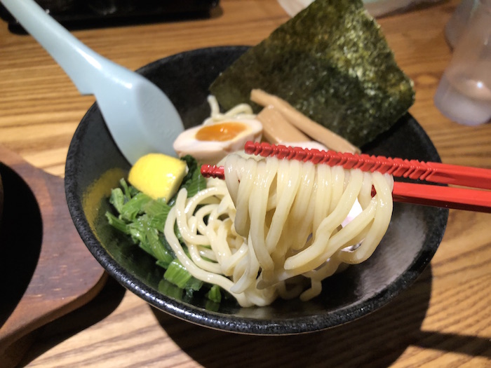 海老つけ麺の麺