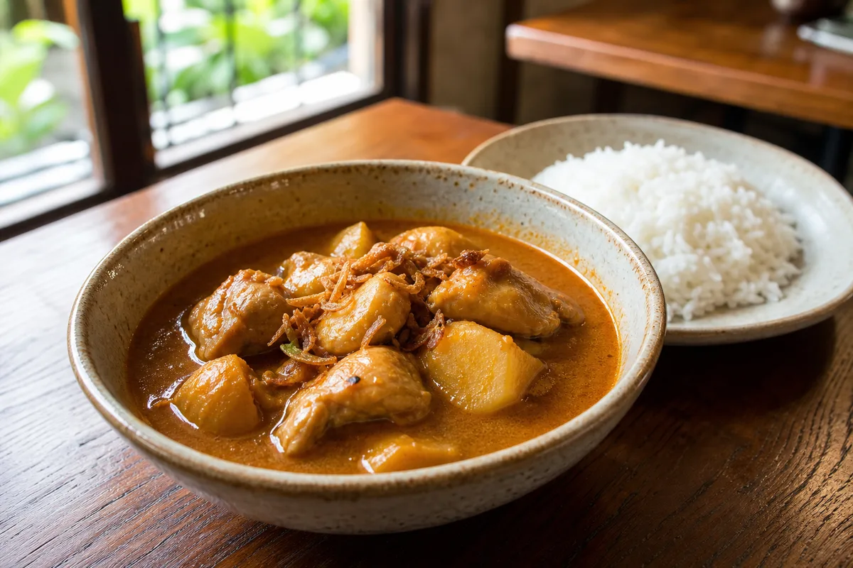 バンコク シーロム マッサマンカレー タイ料理 ランチ 食堂の様子