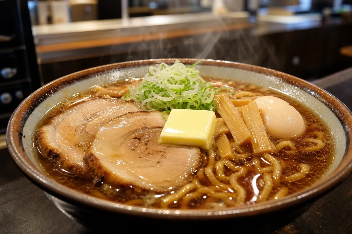 梅光軒の醤油ラーメン全部のせのイメージ
