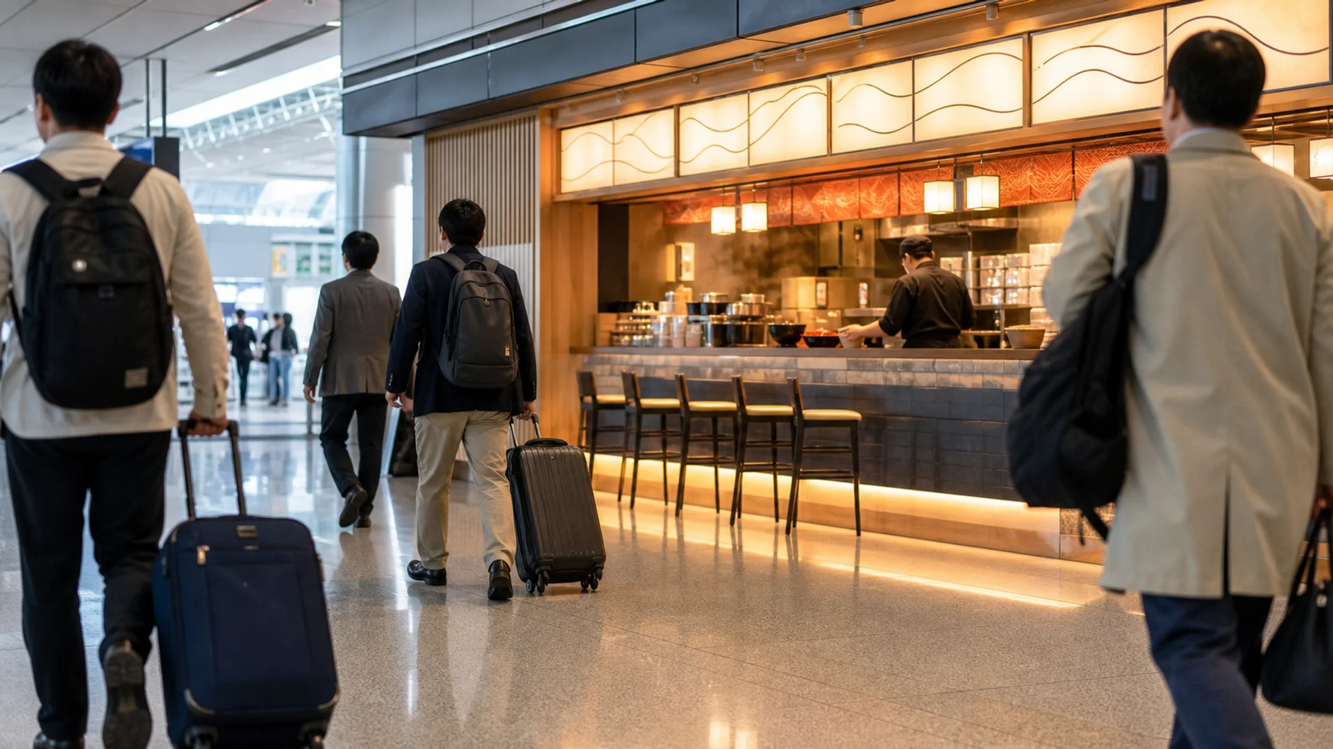 福岡空港のグルメは保安検査後も本格派｜屋台横丁と一幸舎で迷わない選び方