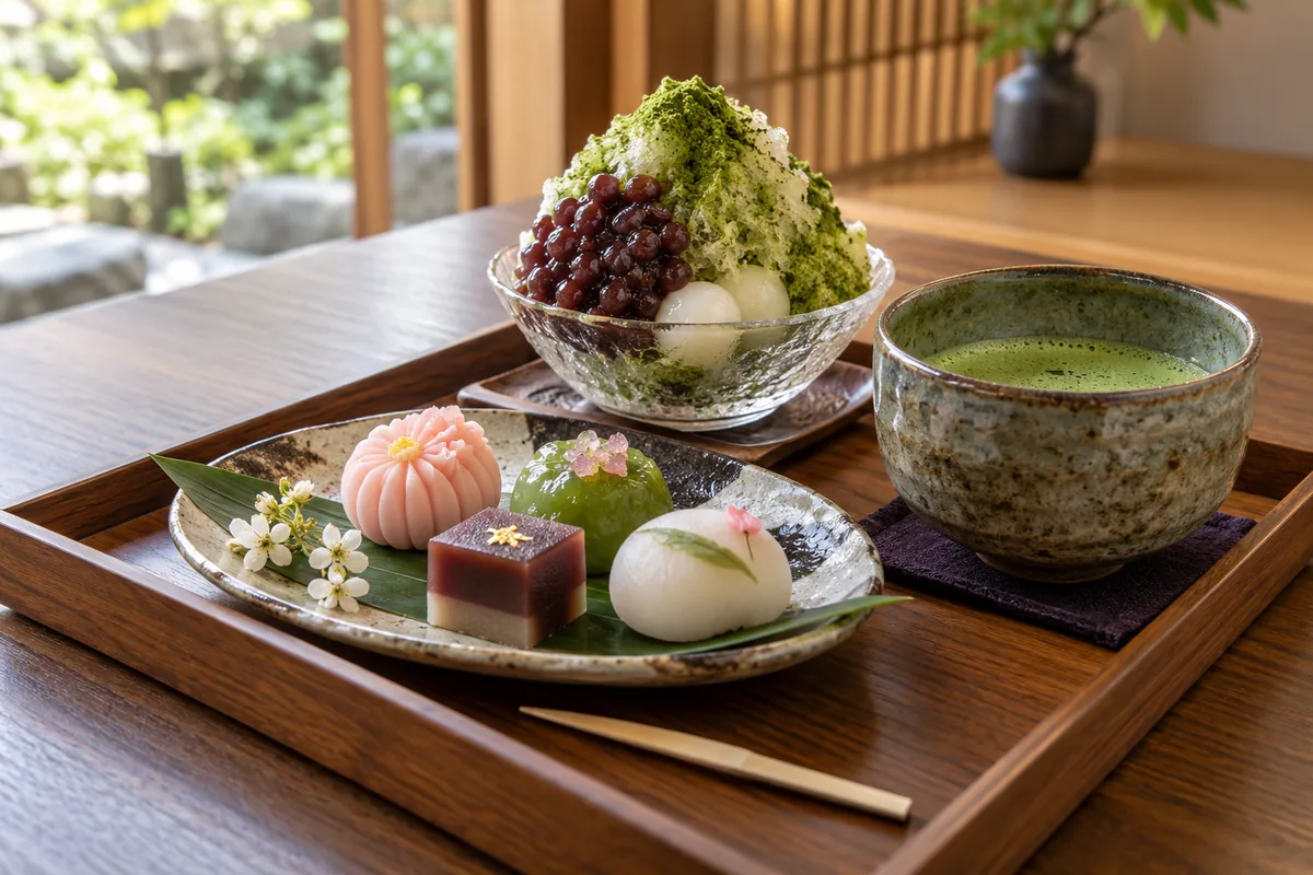 和カフェTsumugi KITTE大阪店の和のアフタヌーンティーのイメージ