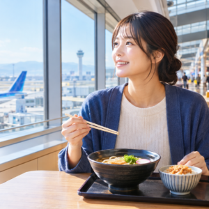 関空第1ターミナルのご飯おすすめ｜国内線・保安検査後の選び方のイメージ