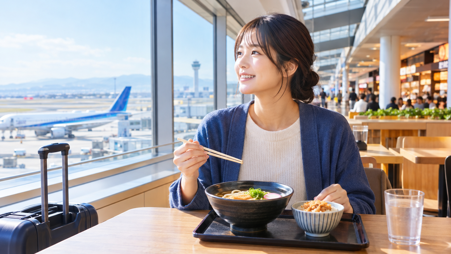 関空第1ターミナルのご飯おすすめ｜国内線・保安検査後の選び方のイメージ