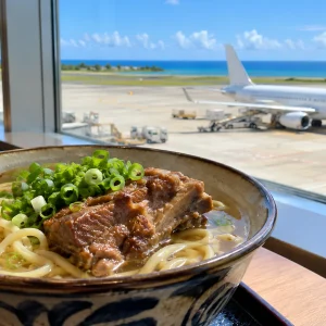 那覇空港グルメは出発時刻で決める｜沖縄そばとポーたまを最後に食べる場所