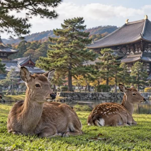 奈良公園のグルメは駅から歩いて3店｜餅・釜めし・柿の葉すしを僕はこう回る